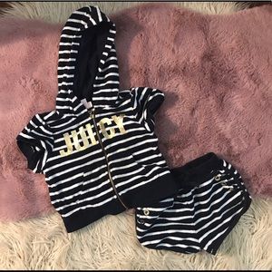 Juicy Couture velour short set